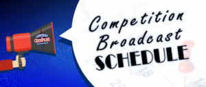 Contest of Champions Competition Broadcast Schedule Announcement
