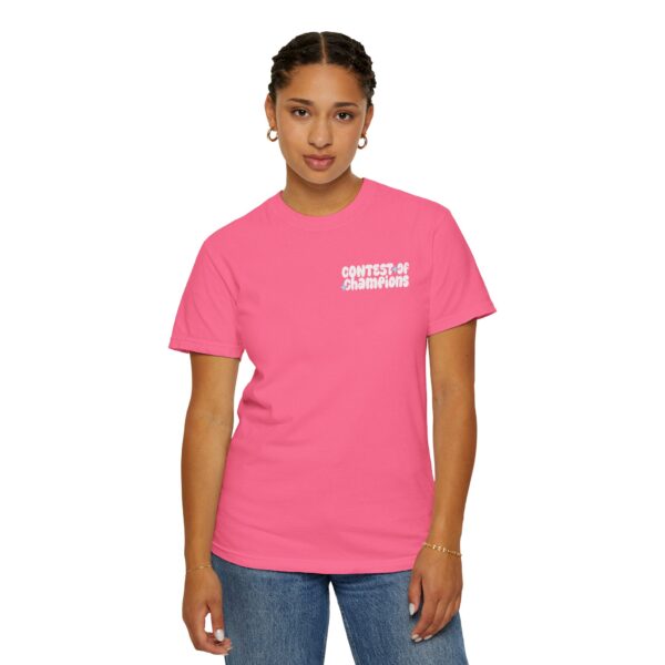 It's Contest Time - Crunchberry Pink - Unisex T-Shirt - Image 3
