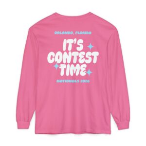 It's Contest Time - Crunchberry Pink - Unisex Long-Sleeve Shirt