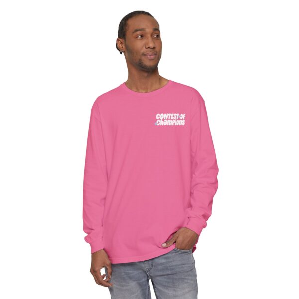 It's Contest Time - Crunchberry Pink - Unisex Long-Sleeve Shirt - Image 5