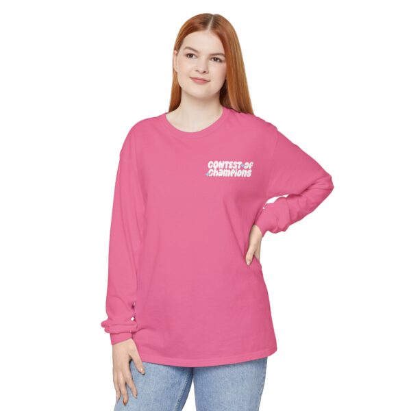 It's Contest Time - Crunchberry Pink - Unisex Long-Sleeve Shirt - Image 3